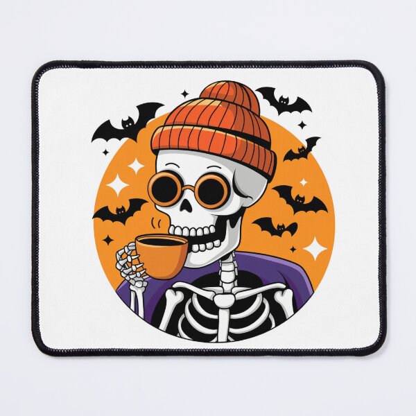 Item preview, Halloween squeleton dring coffee designed and sold by moimesfolies.