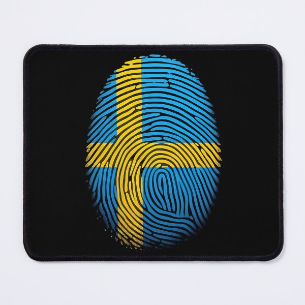 Item preview, Sweden Flag Fingerprint Art | Stylish Swedish Pride Design designed and sold by svarupa.