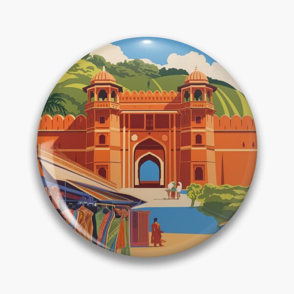 Item preview, Pune Vintage Travel Poster designed and sold by TravelerRat.