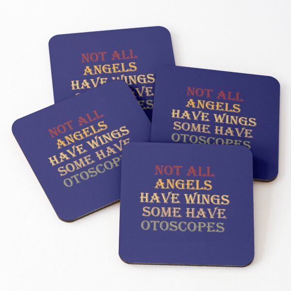 Item preview, Not All Angels Have Wings; Some Have Otoscopes – Celebrating ENT Heroes designed and sold by Mahakamel.