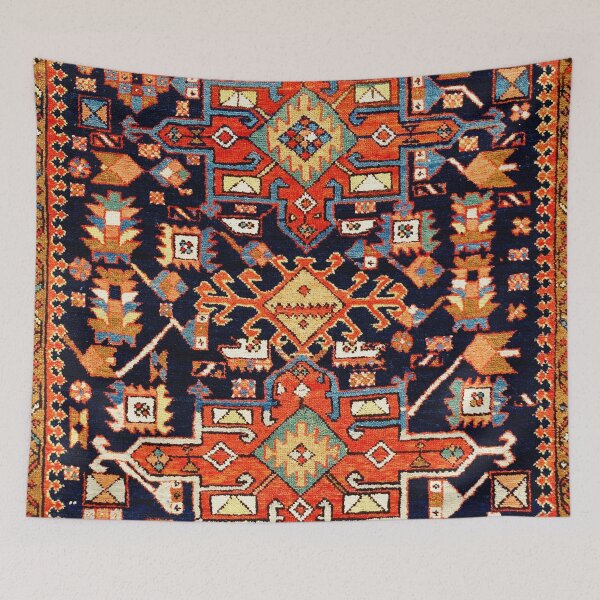 Item preview, Antique Serapi Persian Rug Print designed and sold by Vicky Brago-Mitchell®.