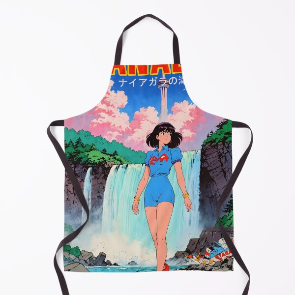 Item preview, Niagara Falls Canada Retro Anime Girl 80s Vintage Travel designed and sold by Retro-Anime9.
