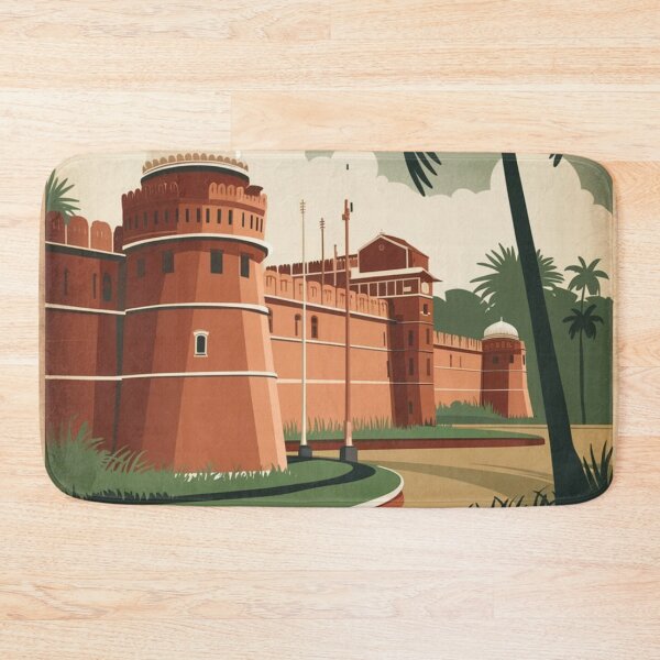 Item preview, Chennai Vintage Travel Poster designed and sold by TravelerRat.