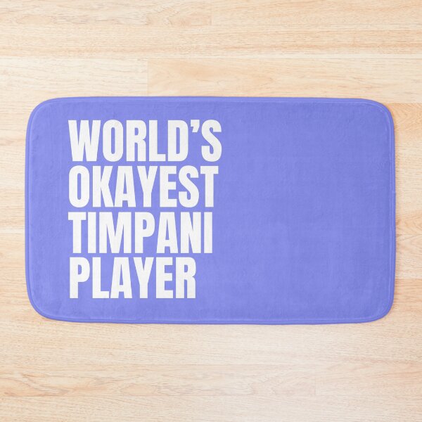 Item preview, World's Okayest Timpani Player - White designed and sold by Cutsandsparks.