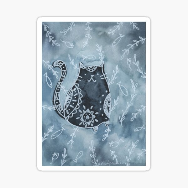 Bohemian Cat Sticker