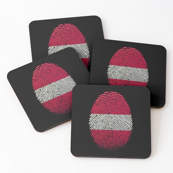 Item preview, Austria Flag Fingerprint Art | Stylish Austrian Pride Design" designed and sold by svarupa.
