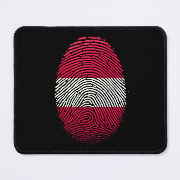Item preview, Austria Flag Fingerprint Art | Stylish Austrian Pride Design" designed and sold by svarupa.