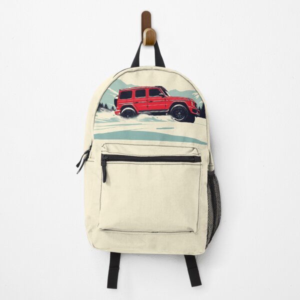 Item preview, Red Merc 4x4 SUV Luxury Car Christmas Wagon Dashing through the snow designed and sold by blackdogshop.
