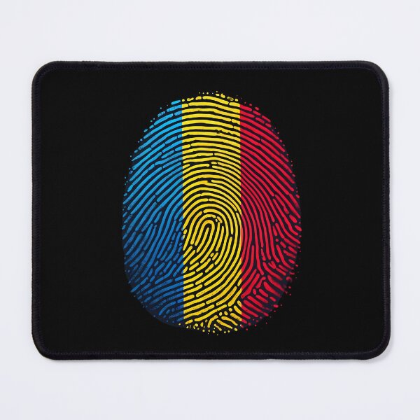 Item preview, Romania Flag Fingerprint Art | Stylish Romanian Pride Design designed and sold by svarupa.