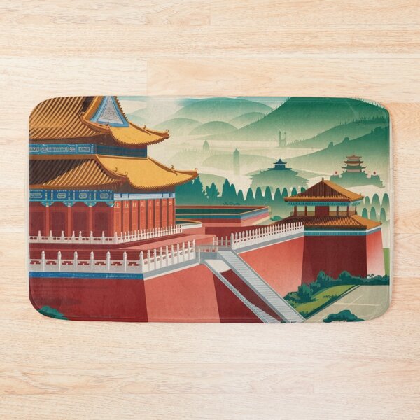 Item preview, Shenyang Vintage Travel Poster designed and sold by TravelerRat.