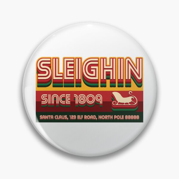 Item preview, Sleighin since 1809 - Santa Christmas  designed and sold by Whimsical  Thinker.