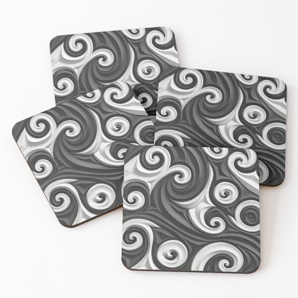 Aperçu de l'œuvre Modèle Paua maori de Nouvelle-Zélande Koru Design 65 créée et vendue par GrinGalore.