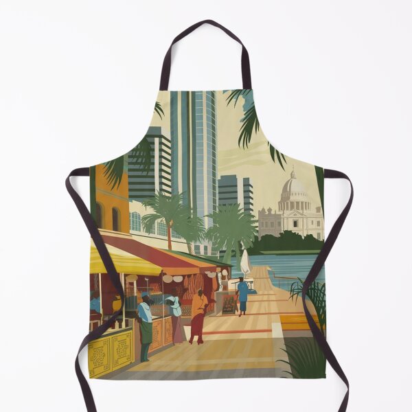 Item preview, Abidjan Vintage Travel Poster designed and sold by TravelerRat.