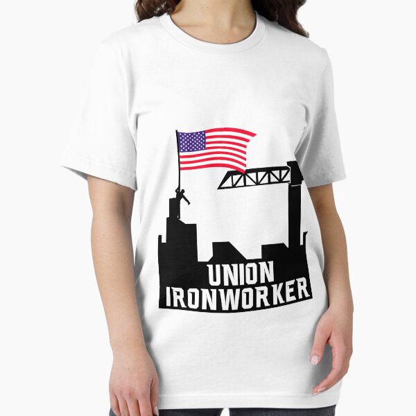 Item preview, Union Ironworker Proud American Flag  designed and sold by CreativeStrike.