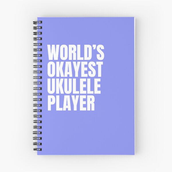 Item preview, World's Okayest Ukulele Player - White designed and sold by Cutsandsparks.