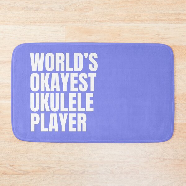 Item preview, World's Okayest Ukulele Player - White designed and sold by Cutsandsparks.