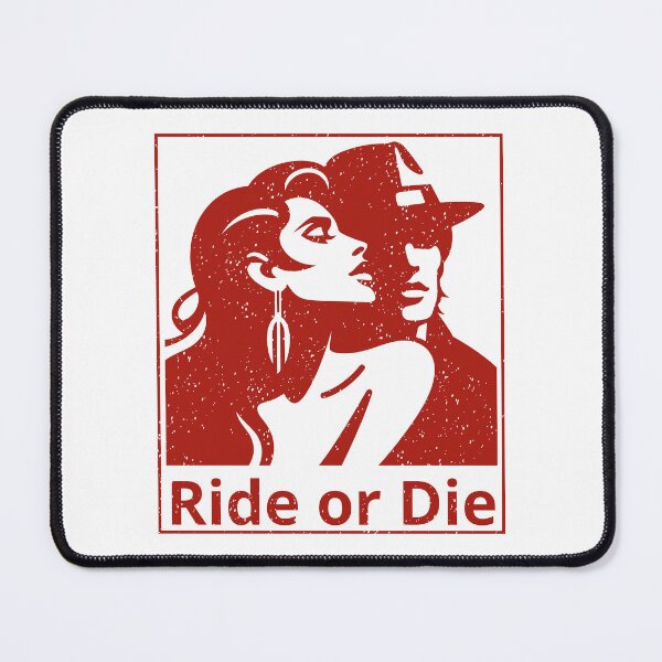 Item preview, Ride or Die: Crimson Gaze, Vintage Romance designed and sold by SplashTastic.