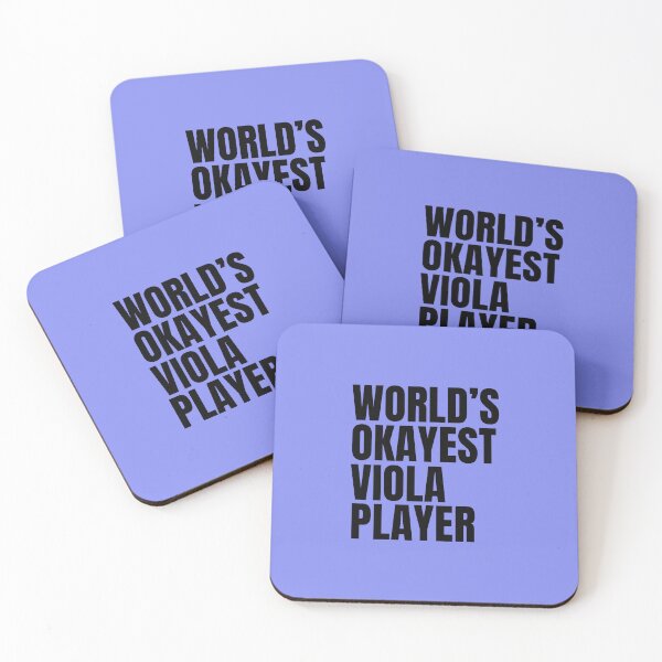 Item preview, World's Okayest Viola Player - Black designed and sold by Cutsandsparks.