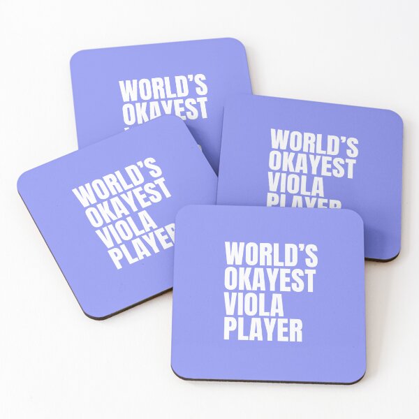 Item preview, World's Okayest Viola Player - White designed and sold by Cutsandsparks.