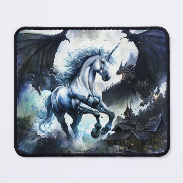 Item preview, Unicornio gigante protegiendo una aldea designed and sold by Collection de trésors .