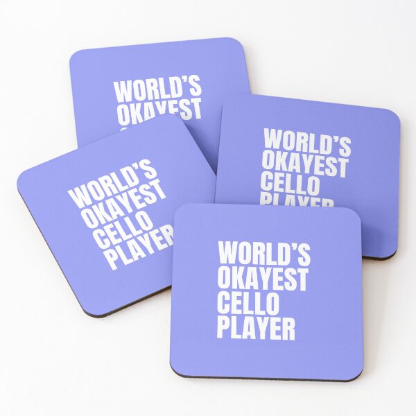 Item preview, World's Okayest Cello Player - White designed and sold by Cutsandsparks.