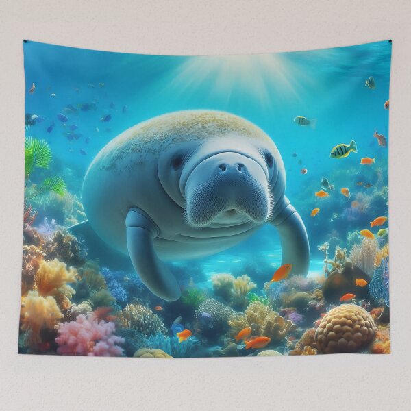 Item preview, Manatee Art #19 | Manatee Lovers designed and sold by ksgraphics222.