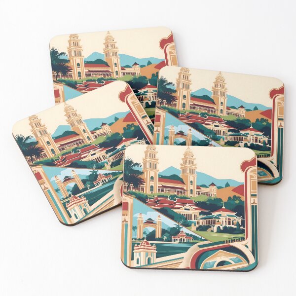 Item preview, Johor Bahru Malaysia Vintage Travel Tourism designed and sold by TravelersGems.
