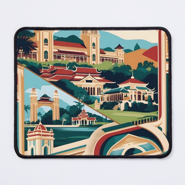 Item preview, Johor Bahru Malaysia Vintage Travel Tourism designed and sold by TravelersGems.