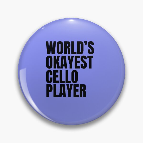 Item preview, World's Okayest Cello Player - Black designed and sold by Cutsandsparks.