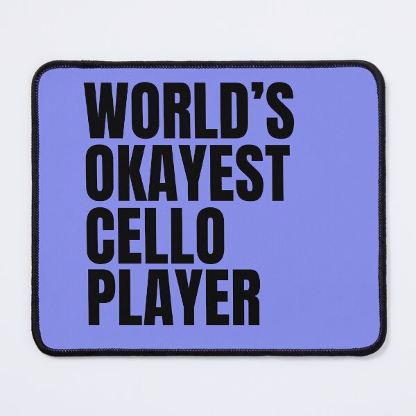 Item preview, World's Okayest Cello Player - Black designed and sold by Cutsandsparks.