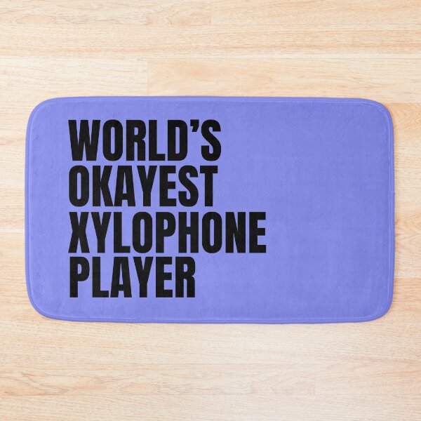 Item preview, World's Okayest Xylophone Player - Black designed and sold by Cutsandsparks.
