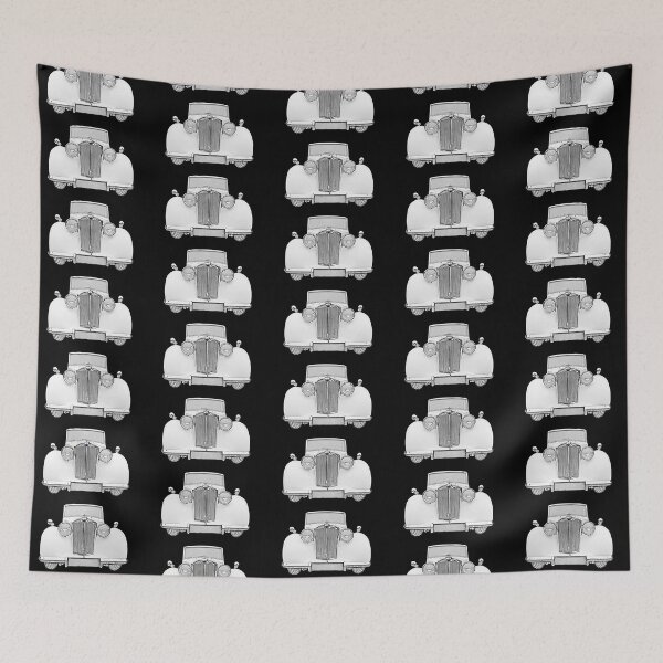 Item preview, Triumph Renown 1940/1950s British classic car monochrome designed and sold by soitwouldseem.