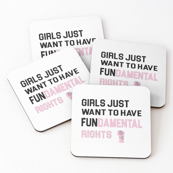 Item preview, Girls Just Want to Have Fundamental Rights designed and sold by iLamshop.