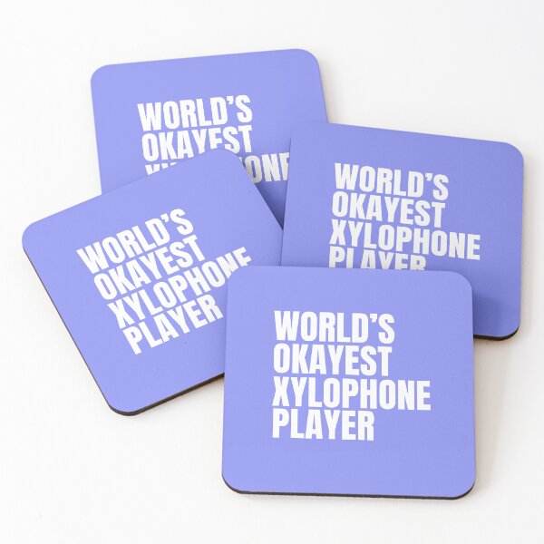 Item preview, World's Okayest Xylophone Player - White designed and sold by Cutsandsparks.