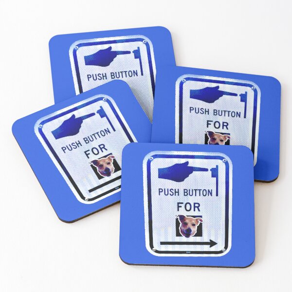 Item preview, Push Button for Woof designed and sold by SterkalaPress.