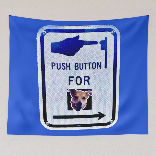 Item preview, Push Button for Woof designed and sold by SterkalaPress.