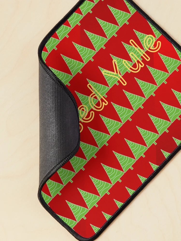 Thumbnail 2 of 5, Mouse Pad, Blessed Yule Repeat Tree Pattern designed and sold by Ae'la.