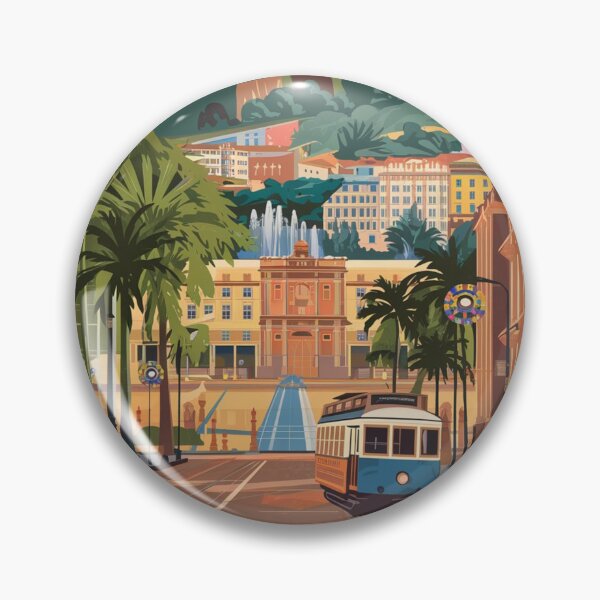 Item preview, Póster de viaje vintage de Belo Horizonte designed and sold by TravelerRat.