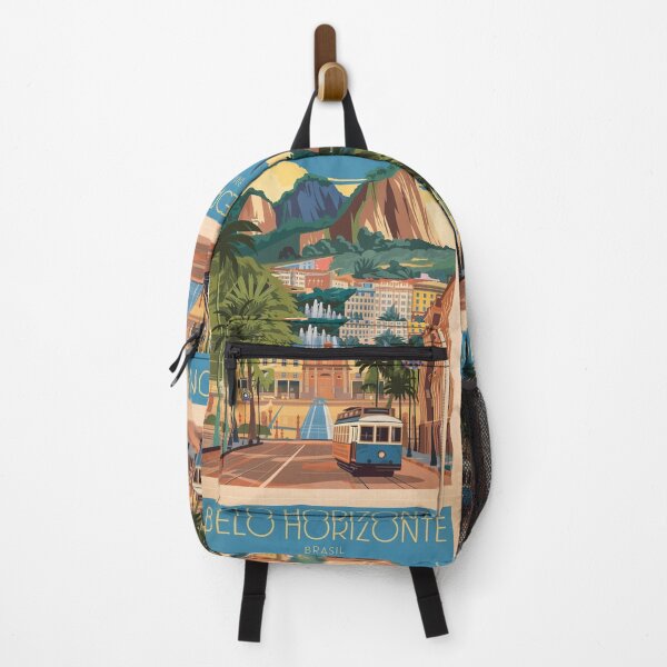 Item preview, Póster de viaje vintage de Belo Horizonte designed and sold by TravelerRat.