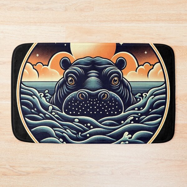 Item preview, Hippo Art #16 | Hippo Lovers designed and sold by ksgraphics222.