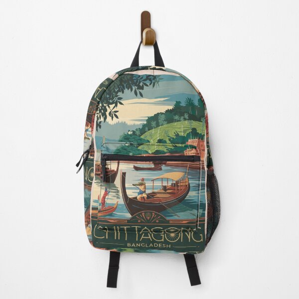 Item preview, Chittagong Vintage Travel Poster designed and sold by TravelerRat.