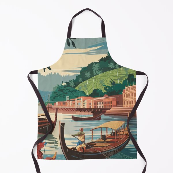 Item preview, Chittagong Vintage Travel Poster designed and sold by TravelerRat.