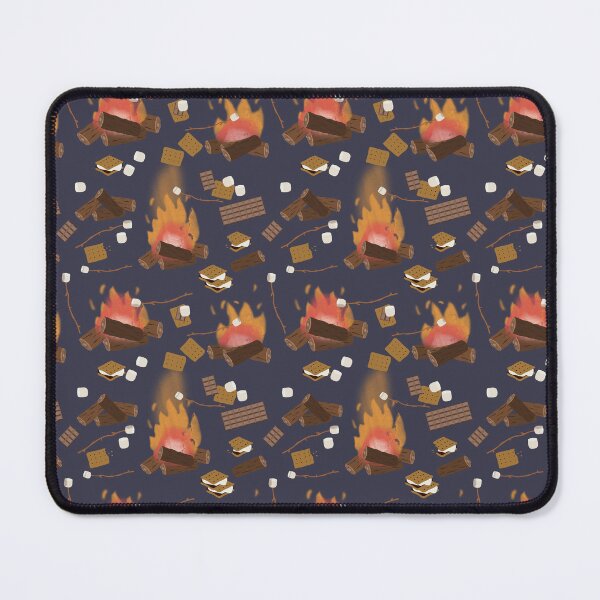 Item preview, Camping Fire Outdoor Adventure & Marshmallows Pattern designed and sold by idovedesign.