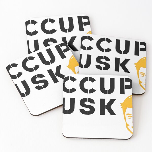 Item preview, "? Occupy Musk Protest T-Shirt – Satirical Design for Men, Women, Kids & Toddlers! ? Stand Up for Democracy! ?️" designed and sold by Brian Hibbs.