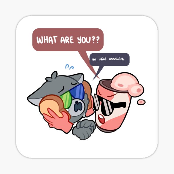 Item preview, idiot sandwich designed and sold by qwoisan.