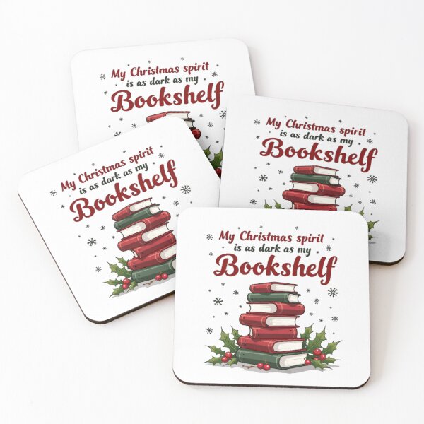 Item preview, My Christmas Spirit Is As Dark As My Bookshelf designed and sold by printmala.