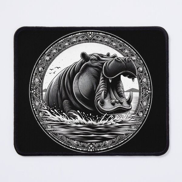 Item preview, Hippo Art #17 | Hippo Lovers designed and sold by ksgraphics222.