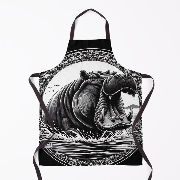 Item preview, Hippo Art #17 | Hippo Lovers designed and sold by ksgraphics222.