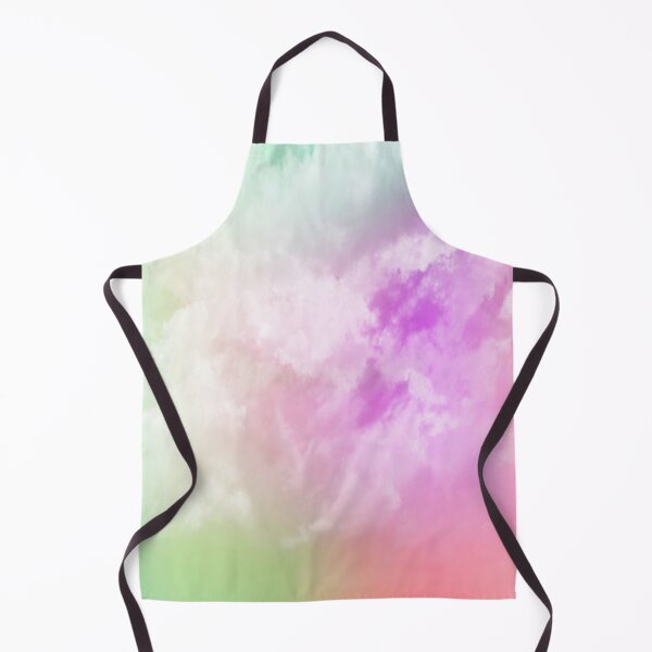 Item preview, Rainbow fluffy clouds on a colorful sky background designed and sold by by-jwp.
