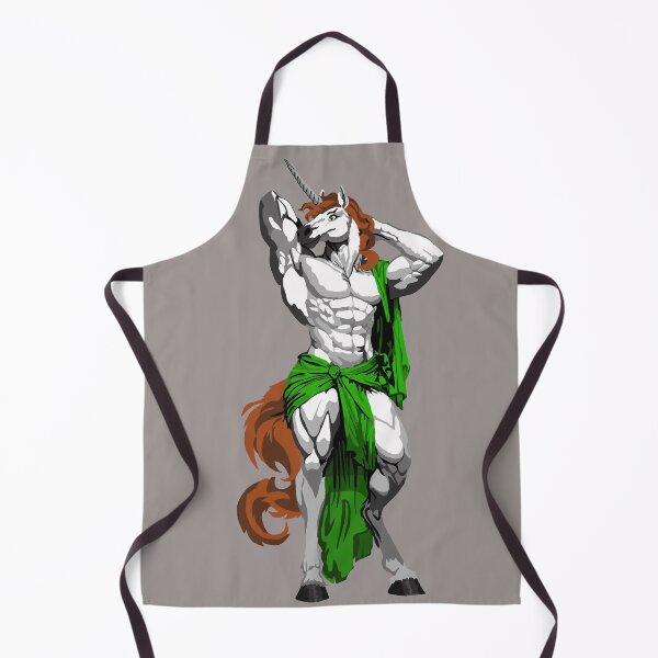 Item preview, Flexing Unicorn guy, in Green  designed and sold by KlakkDrawsStuff.